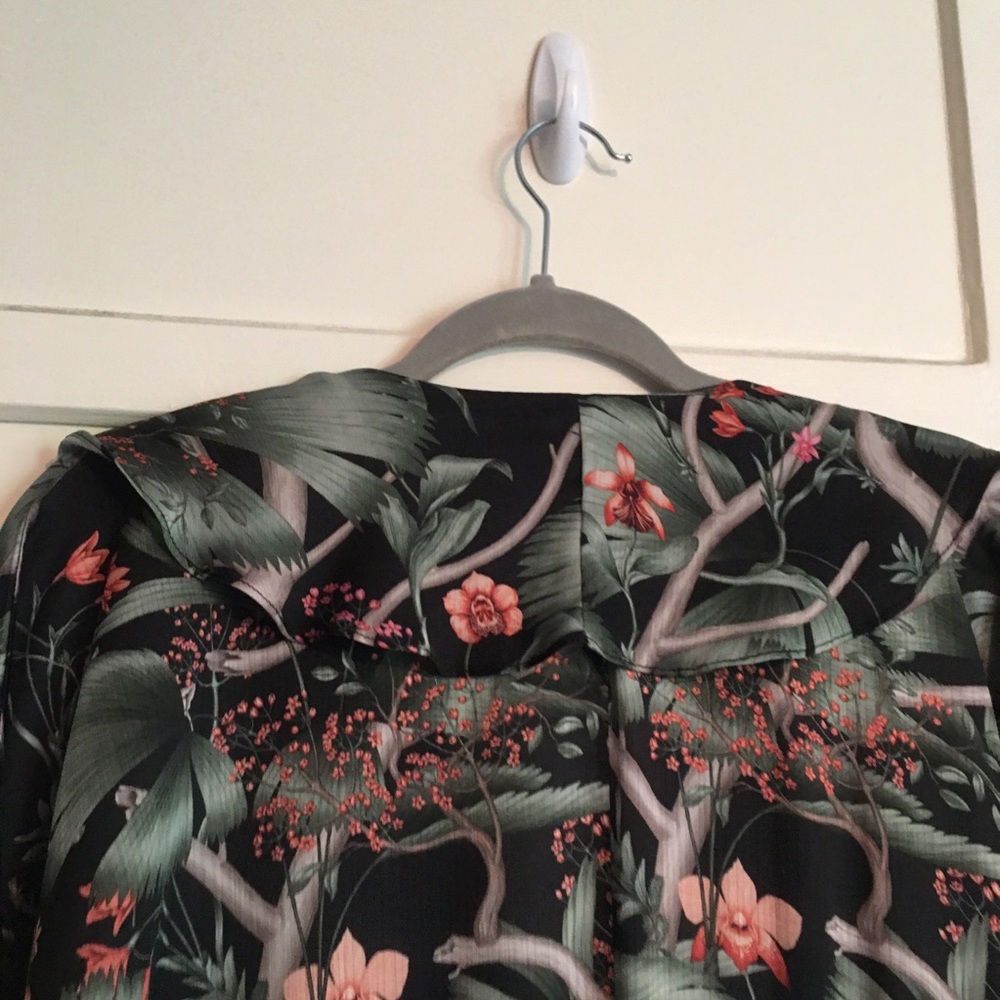 Johanna Ortiz x H&M palm greens flounce dress size Large - Picture 10 of 16